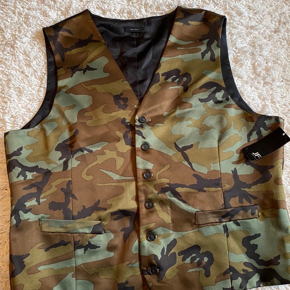 JF j.Ferrar camouflage vest - Picture 1 of 11